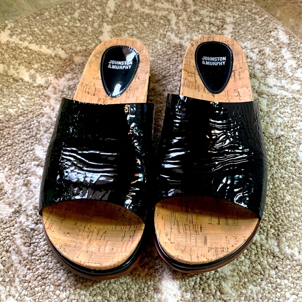 Patton leather Johnston and Murphy sandals